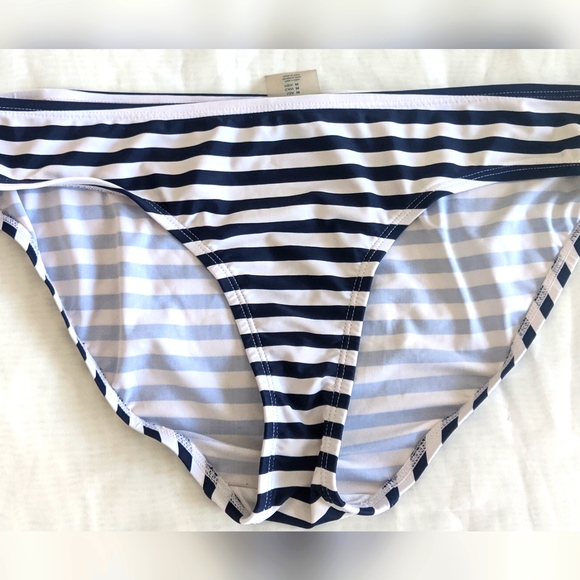 Beach Bump by Motherhood Maternity Striped Bikini Bottoms - Picture 1 of 7
